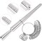27-Piece Ring Sizer Kit, Steel Mandrel & Finger Gauge, US Sizes 0–13